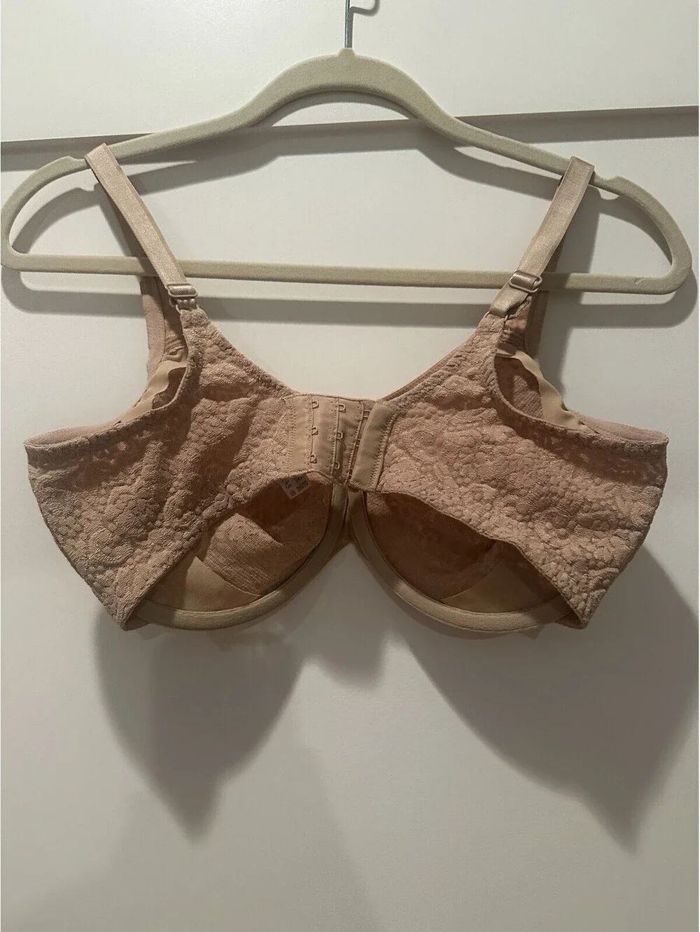 Wacoal Awareness Beige Floral Lace Underwired Full Coverage Bra 30DD 65547
